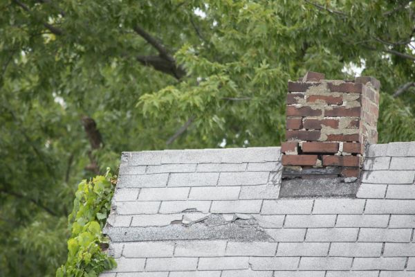 Chimney Demolition in Brick