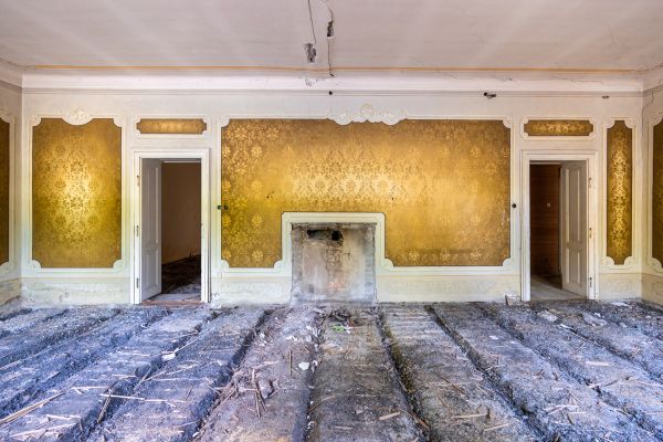 Fireplace Demolition in Brick