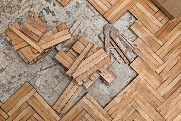 Flooring Demolition in Brick