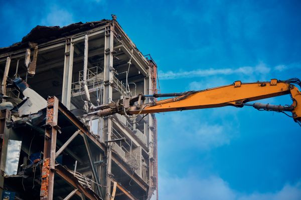 Factory Demolition in Brick