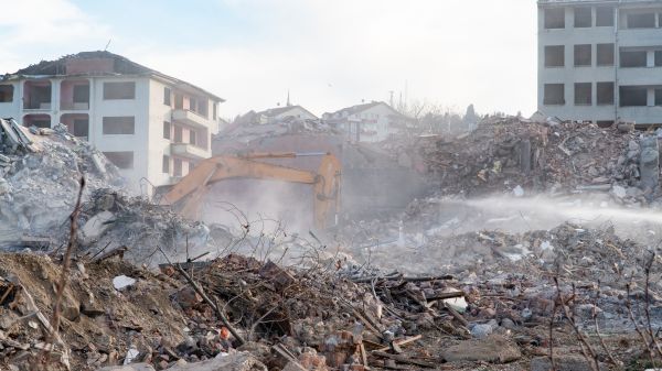 Apartment Demolition in Brick
