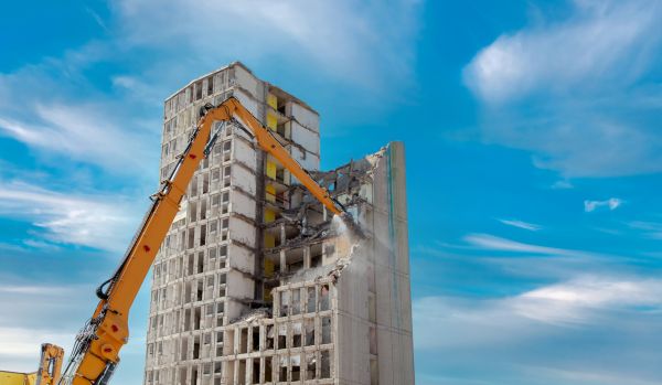 Commercial Building Removal in Brick