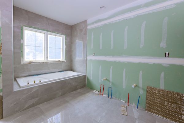 Bathroom Gutting in Brick