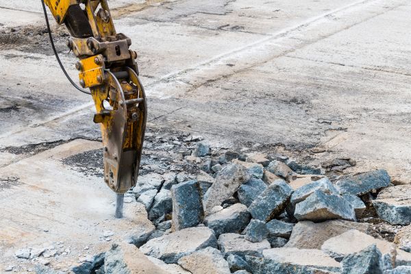Parking Lot Removal in Brick