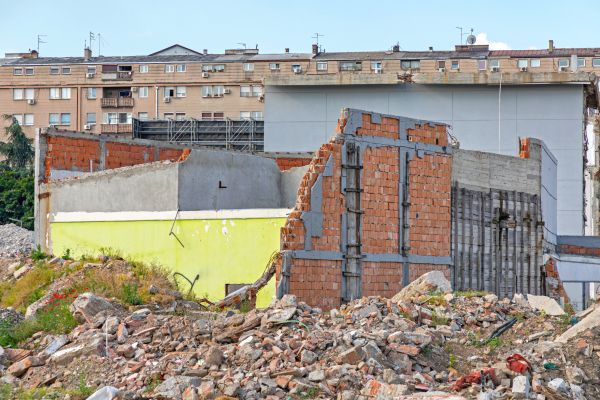 Walls Demolition in Brick